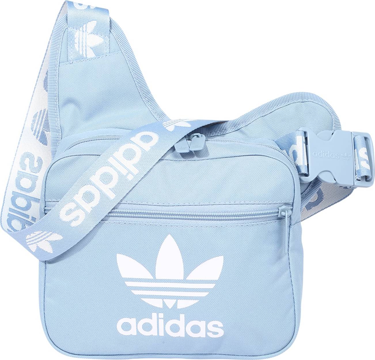 ADIDAS ORIGINALS Taška přes rameno světlemodrá / bílá