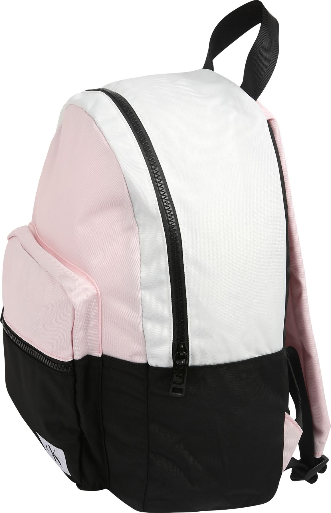 Calvin Klein Jeans Rucksack pastelově růžová / bílá / černá