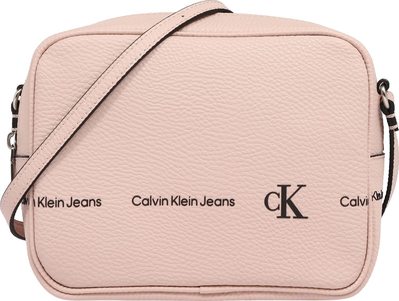Calvin Klein Jeans Taška přes rameno černá / starorůžová