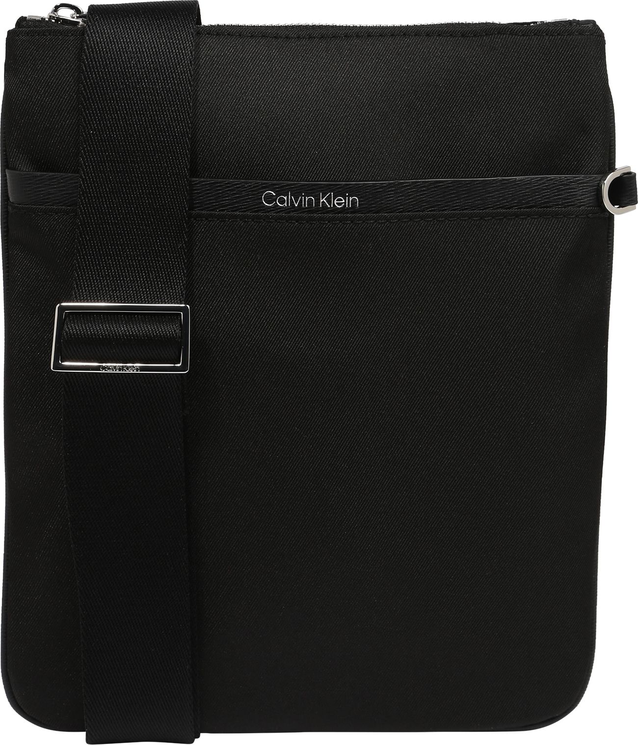 Calvin Klein Taška přes rameno černá / bílá
