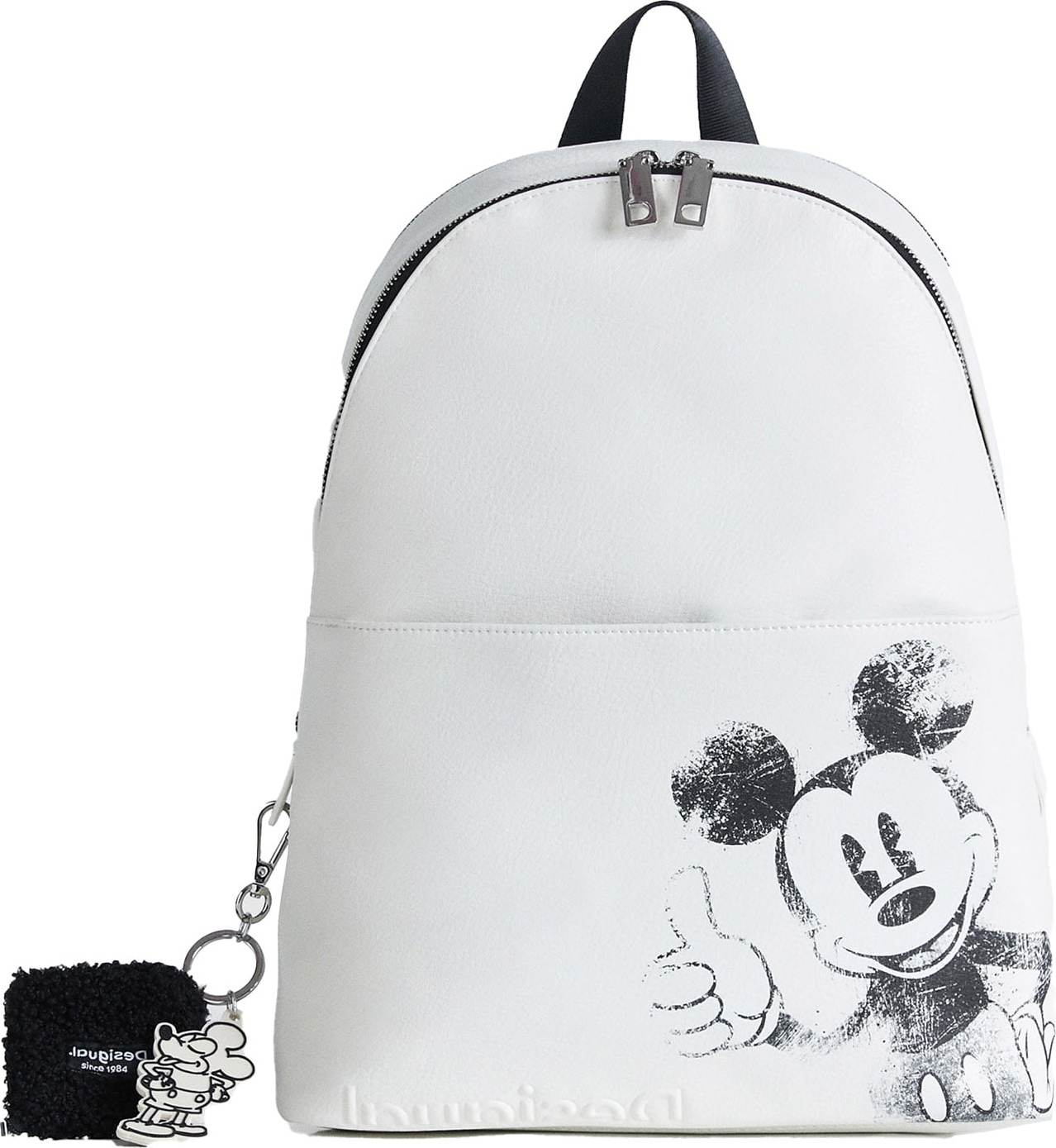 Desigual Rucksack slonová kost / černá