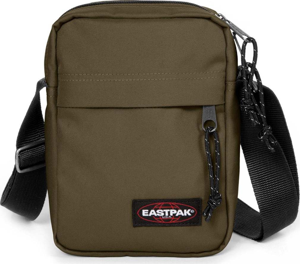 EASTPAK Taška přes rameno 'The One' olivová / černá / bílá / červená