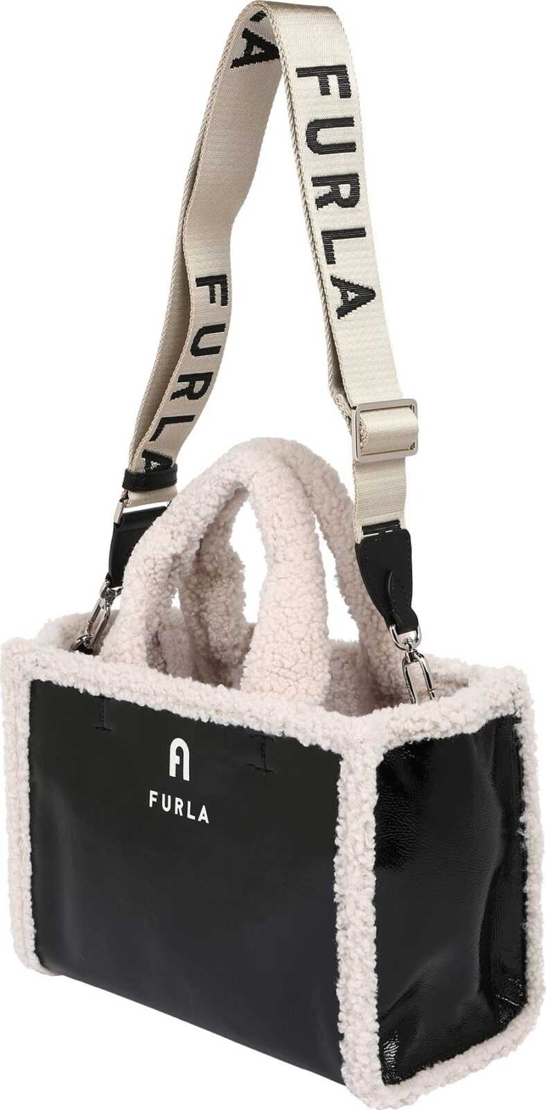 FURLA Taška přes rameno 'OPPORTUNITY' bílá / černá