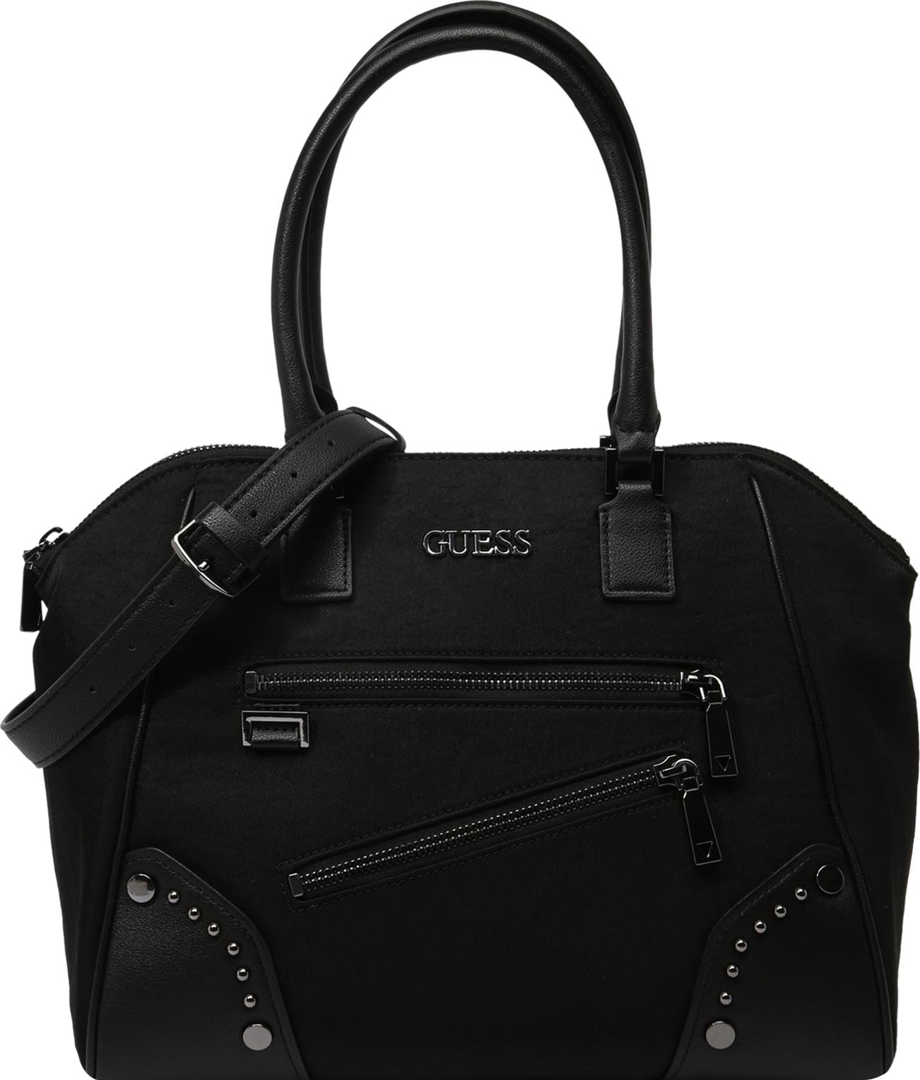 GUESS Handtasche 'FRANKIE' černá