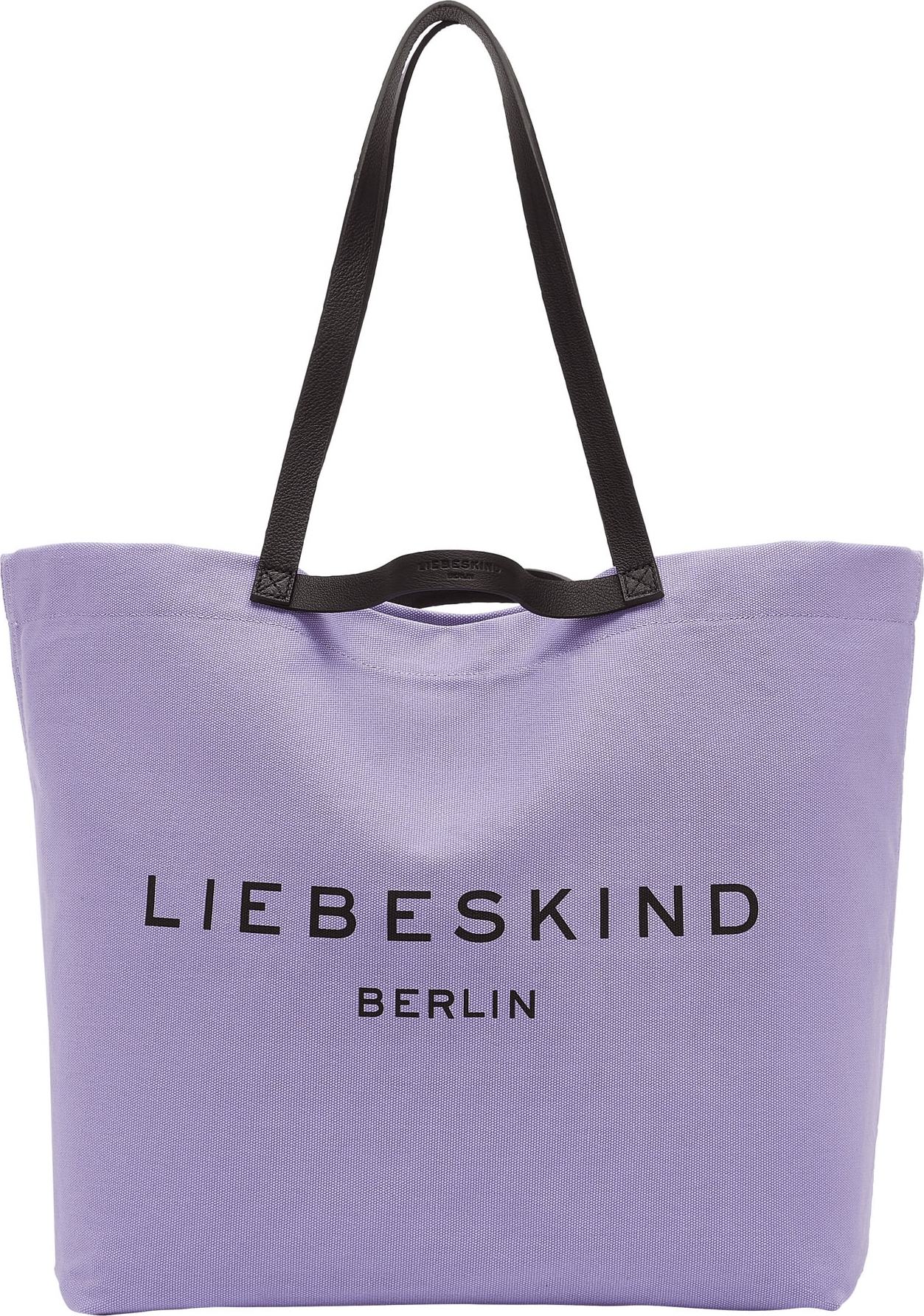 Liebeskind Berlin Nákupní taška 'Aurora' černá / světle fialová