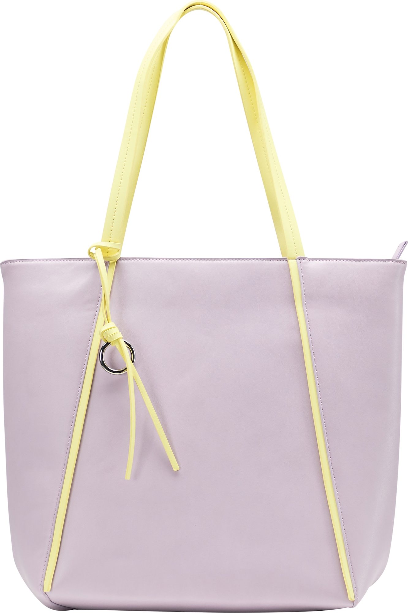 MYMO Nákupní taška světle fialová / pastelově žlutá
