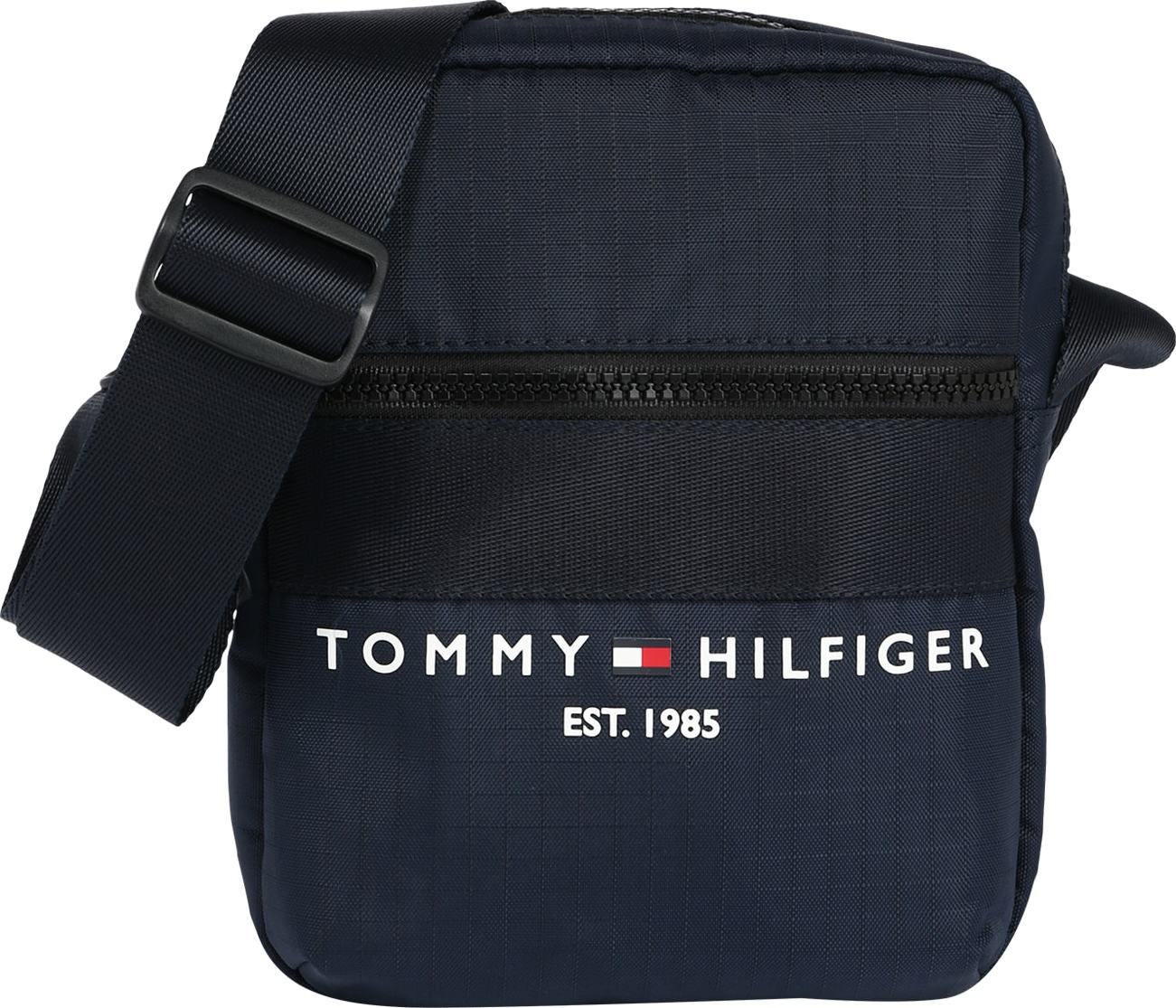 TOMMY HILFIGER Taška přes rameno bílá / červená / noční modrá