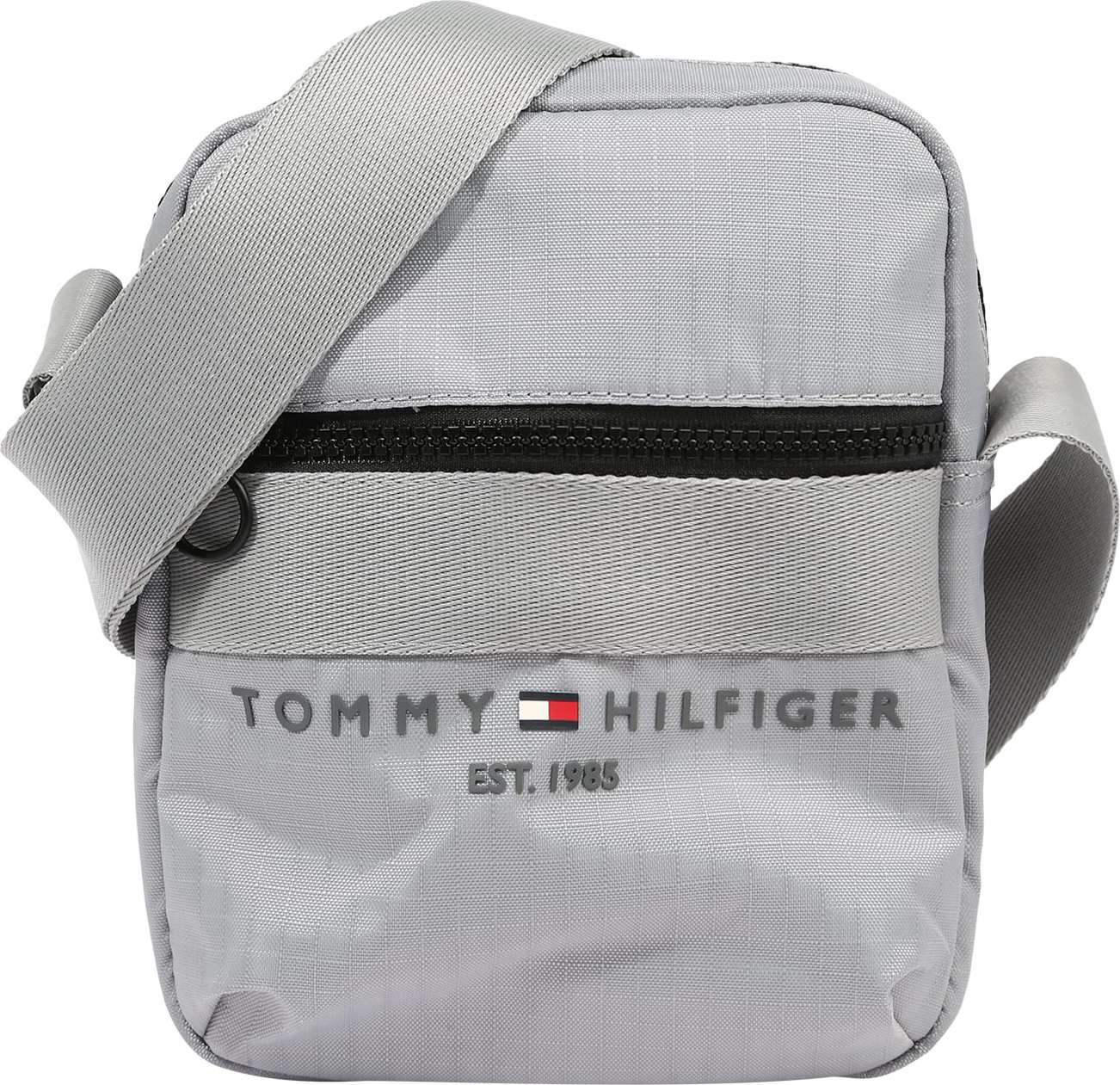 TOMMY HILFIGER Taška přes rameno šedá / černá / tmavě šedá