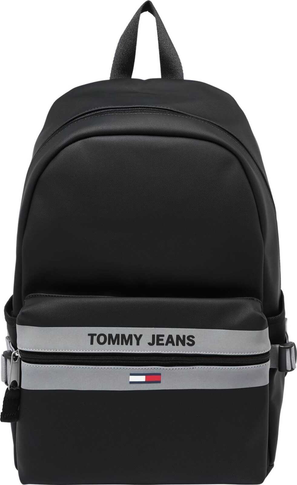 Tommy Jeans Batoh černá / světle šedá / námořnická modř / bílá / červená