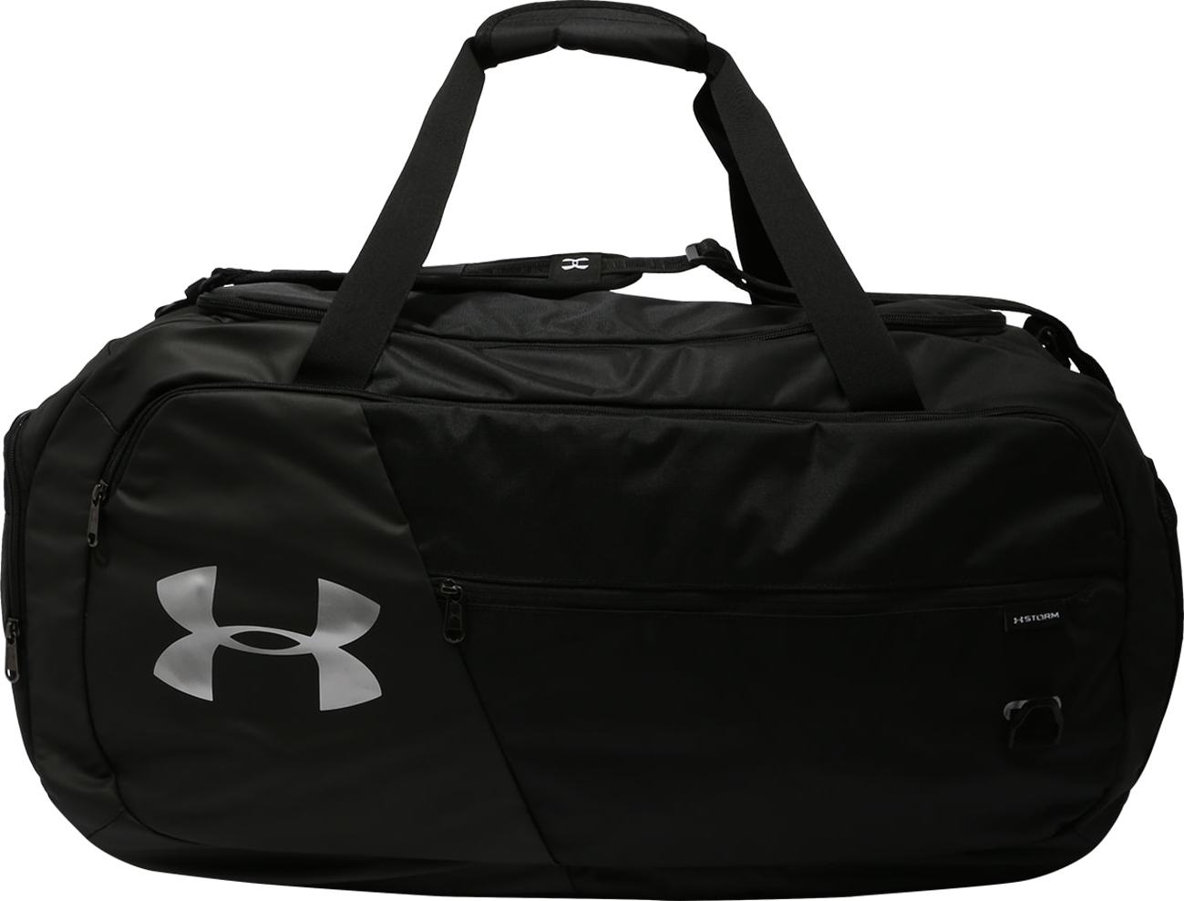 UNDER ARMOUR Sportovní taška 'Undeniable 4.0' černá / stříbrná
