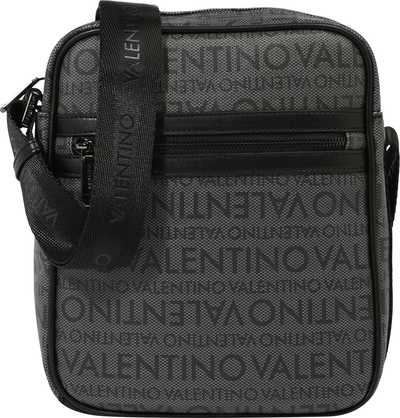 Valentino Bags Taška přes rameno 'Futon' černá / tmavě šedá