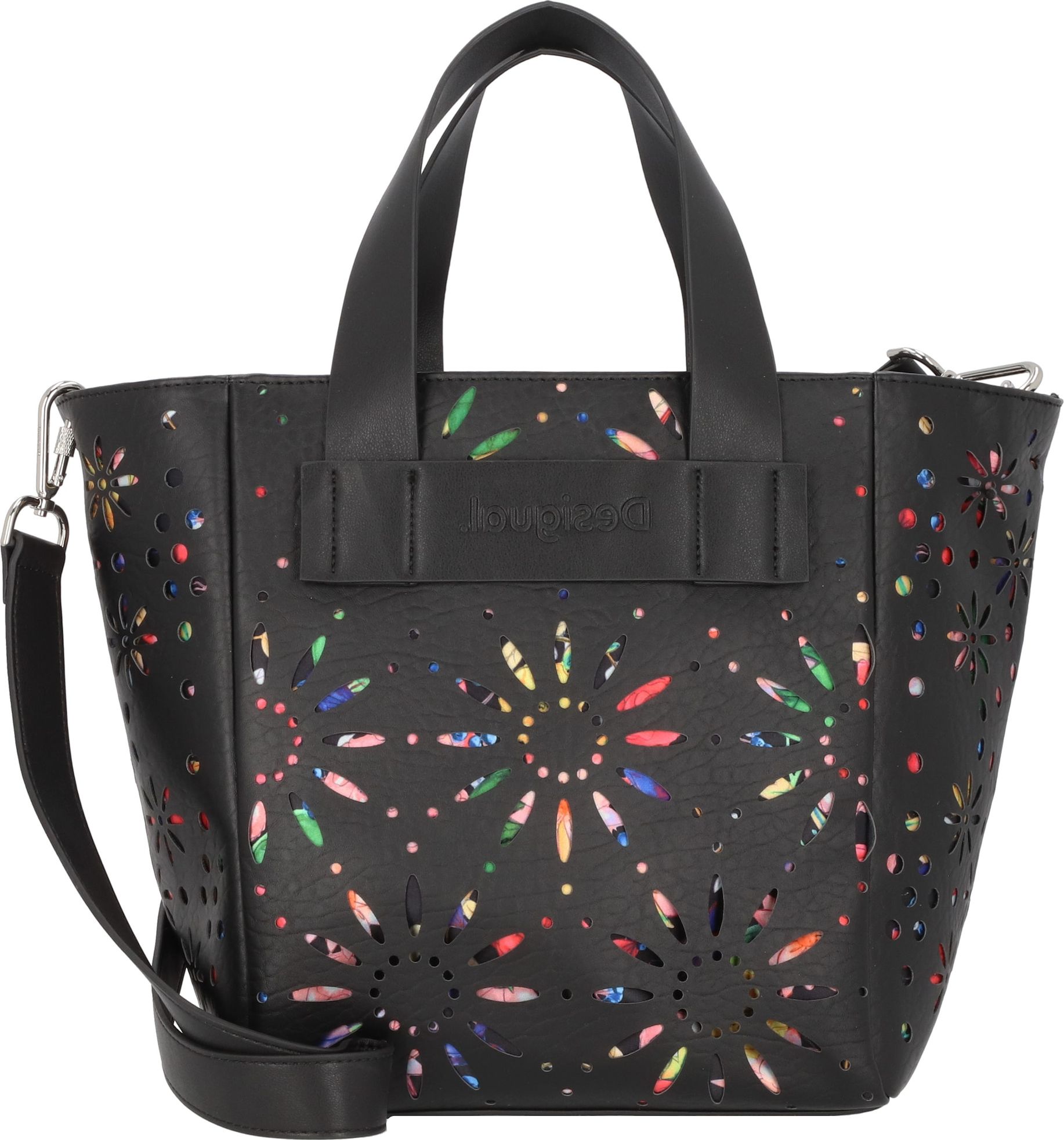 Desigual Shopper černá / mix barev