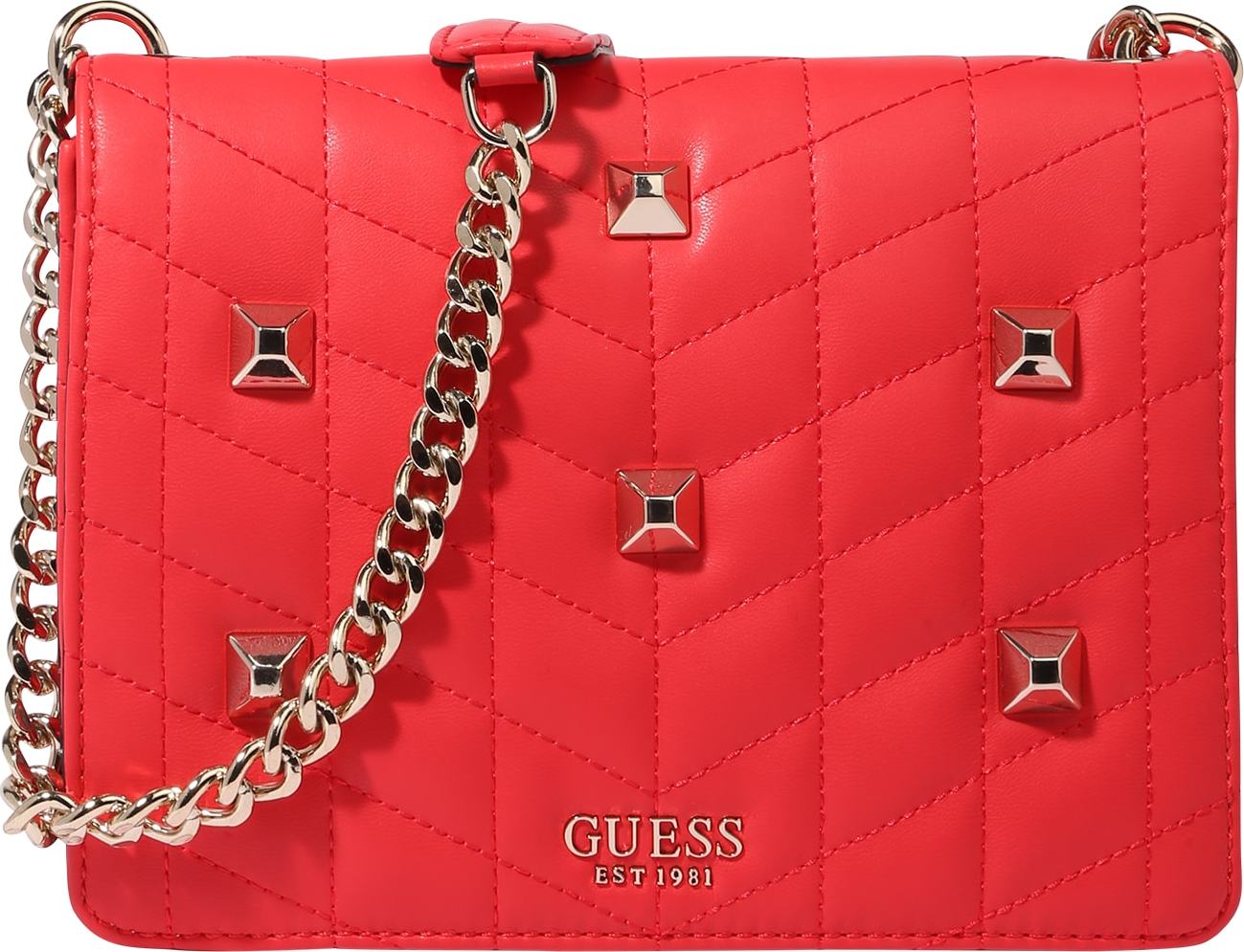 GUESS Taška přes rameno 'BRERA' pink / zlatá