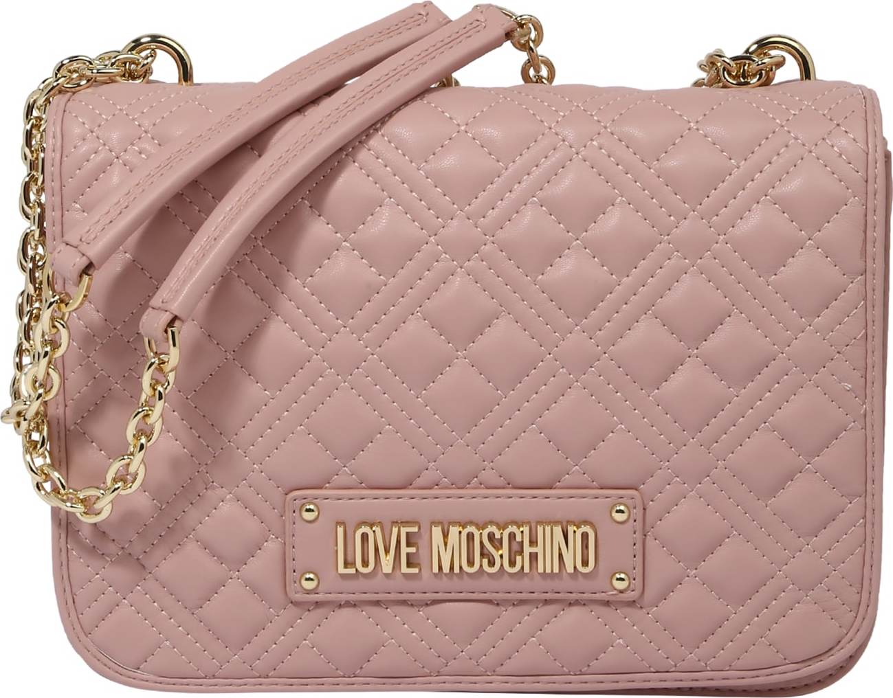 Love Moschino Kabelka světle růžová / zlatá