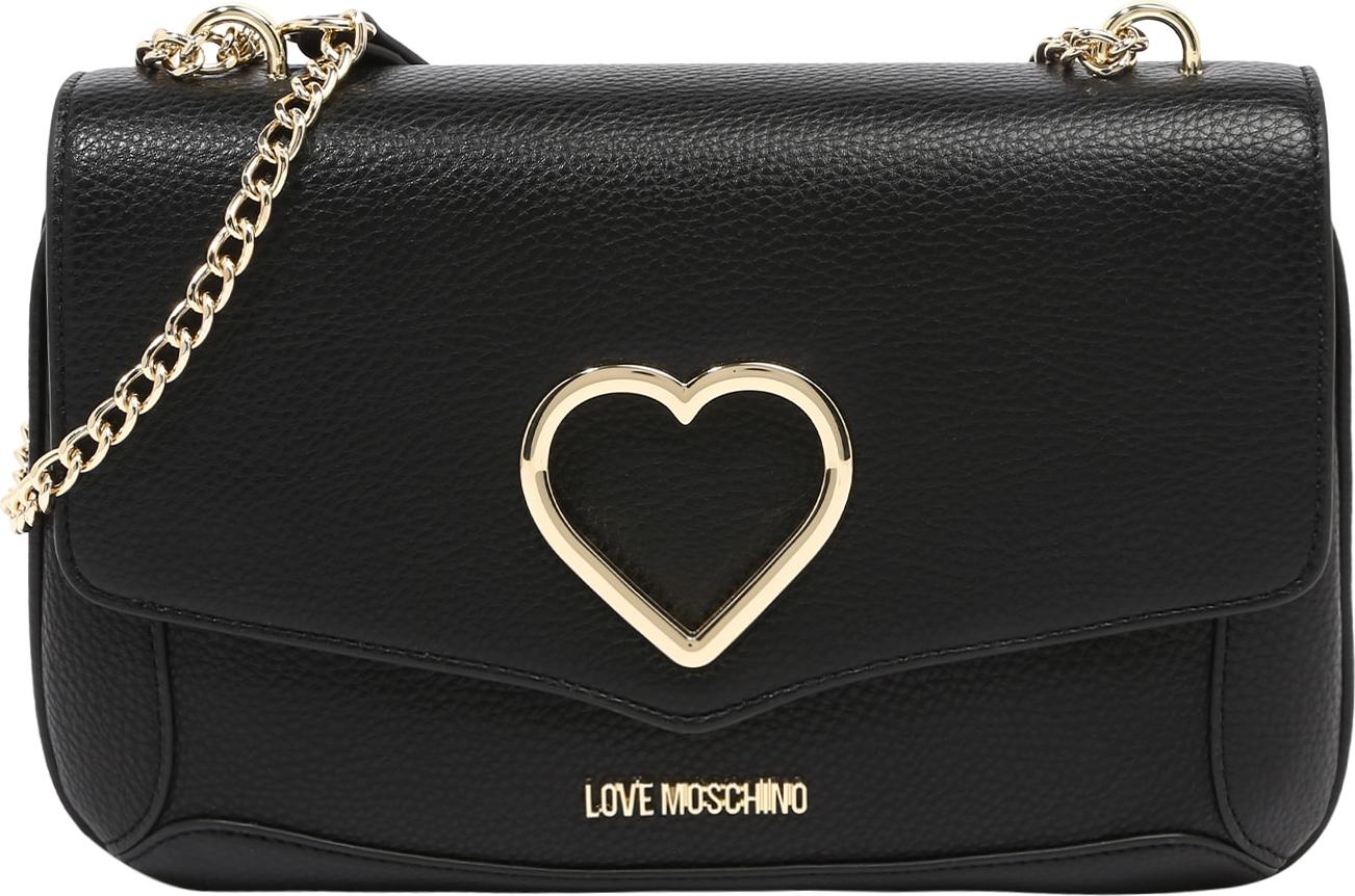 Love Moschino Taška přes rameno černá