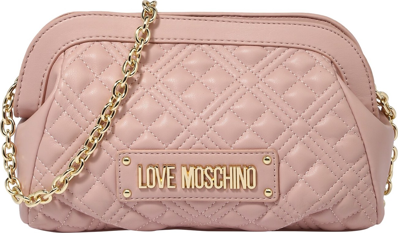 Love Moschino Taška přes rameno růžová / zlatá