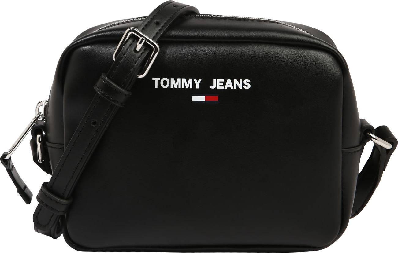 Tommy Jeans Taška přes rameno černá / bílá / červená / marine modrá