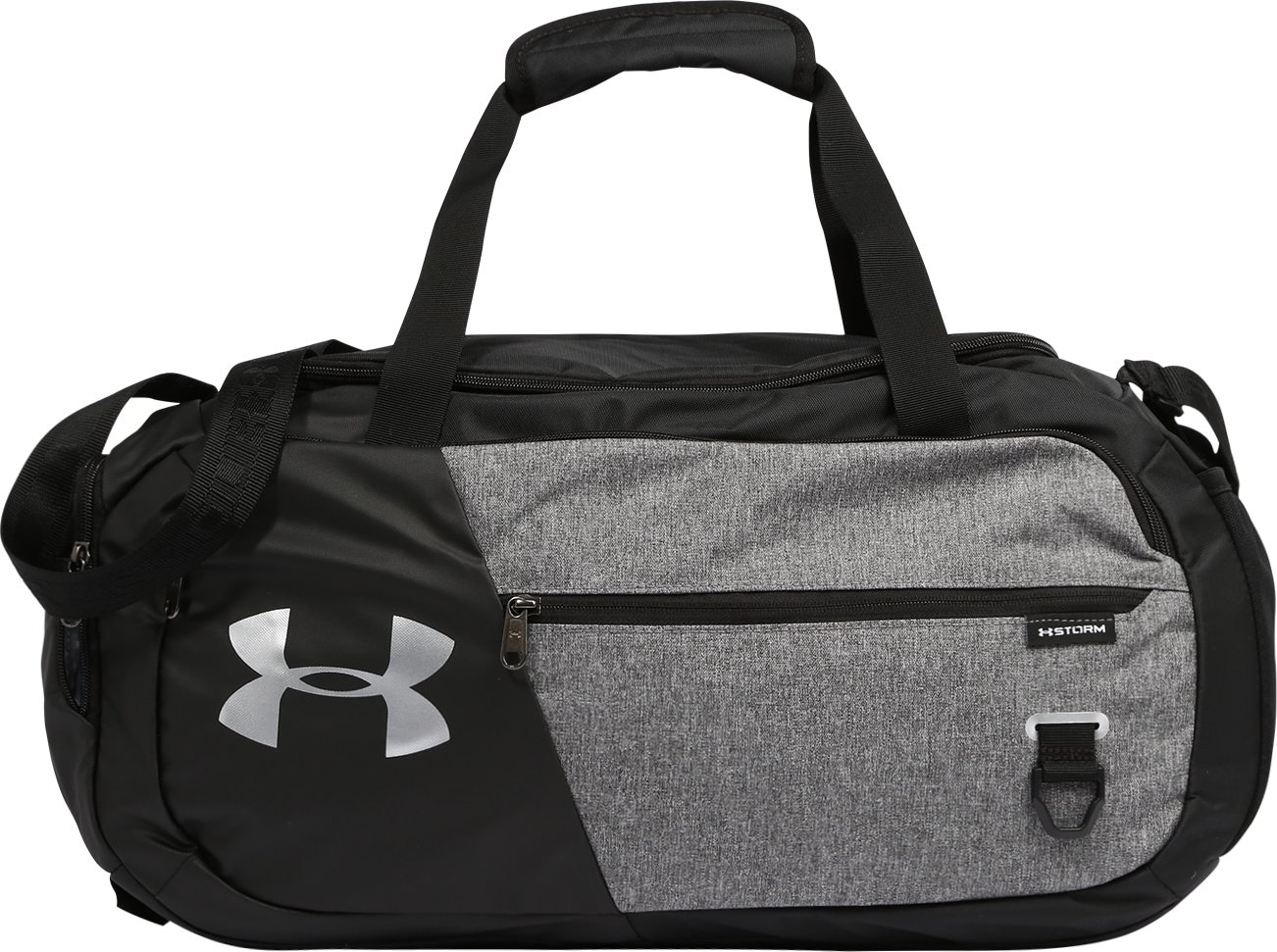 UNDER ARMOUR Sportovní taška 'Undeniable' černá / šedý melír / světle šedá