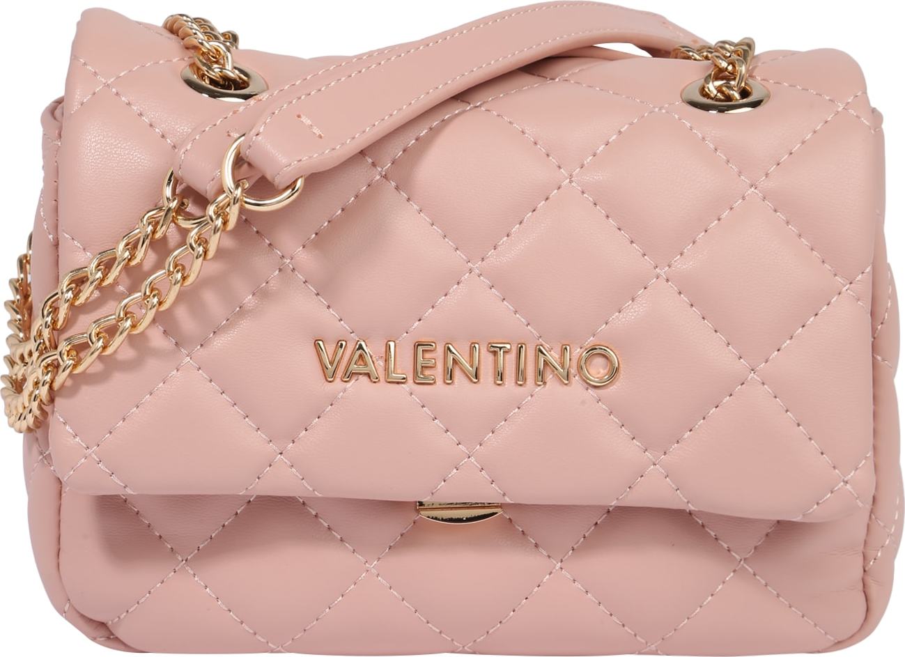 Valentino Bags Taška přes rameno 'Ocarina' starorůžová / zlatá