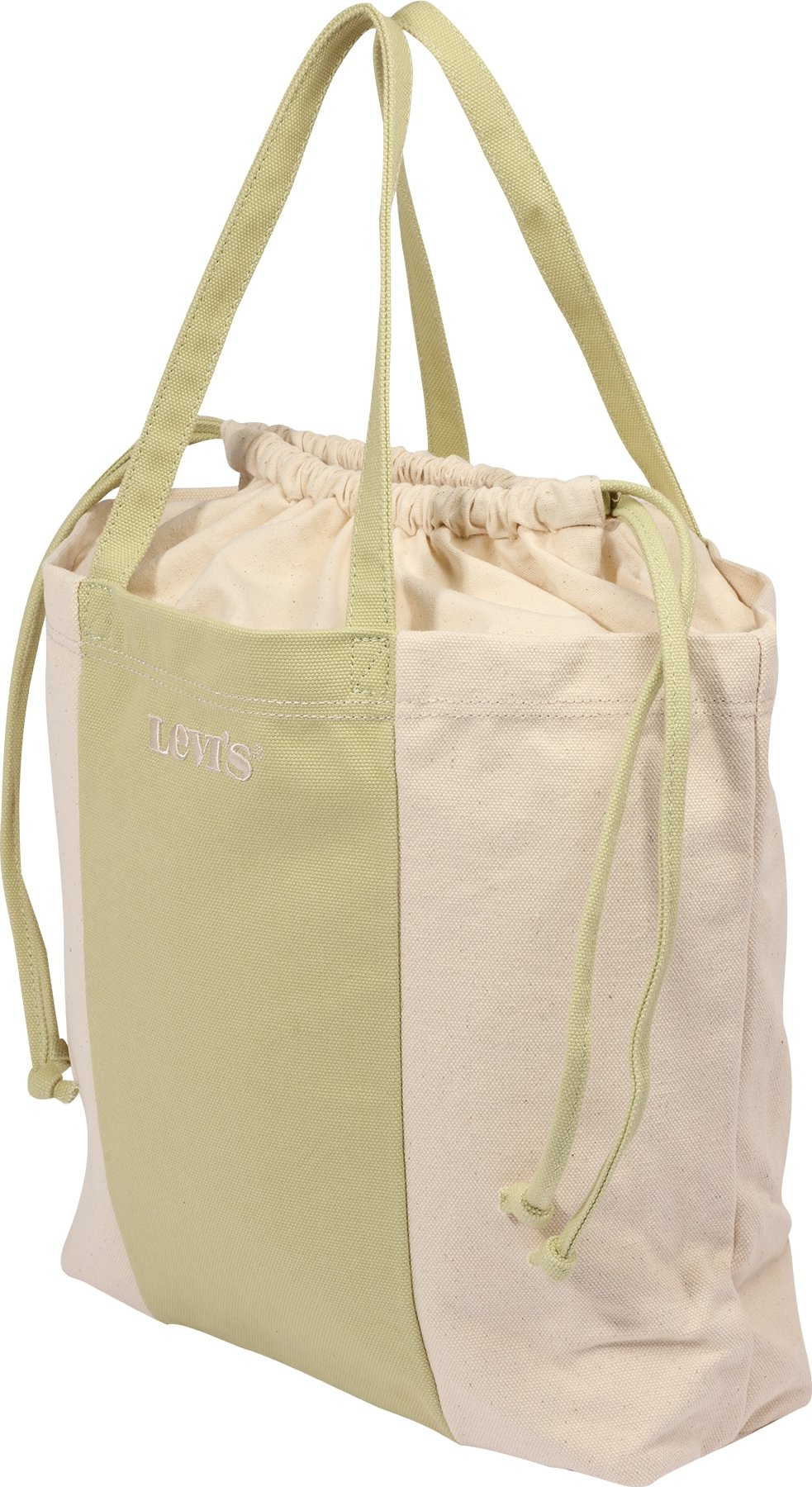 LEVI'S Nákupní taška světle béžová / světle zelená