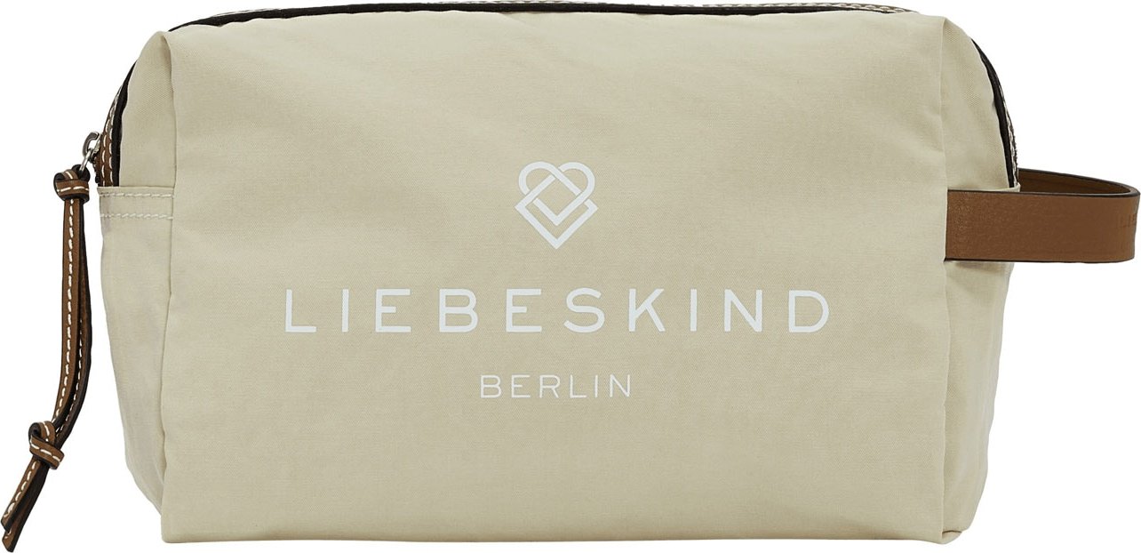 Liebeskind Berlin Toaletní taška béžová / bílá / sépiová