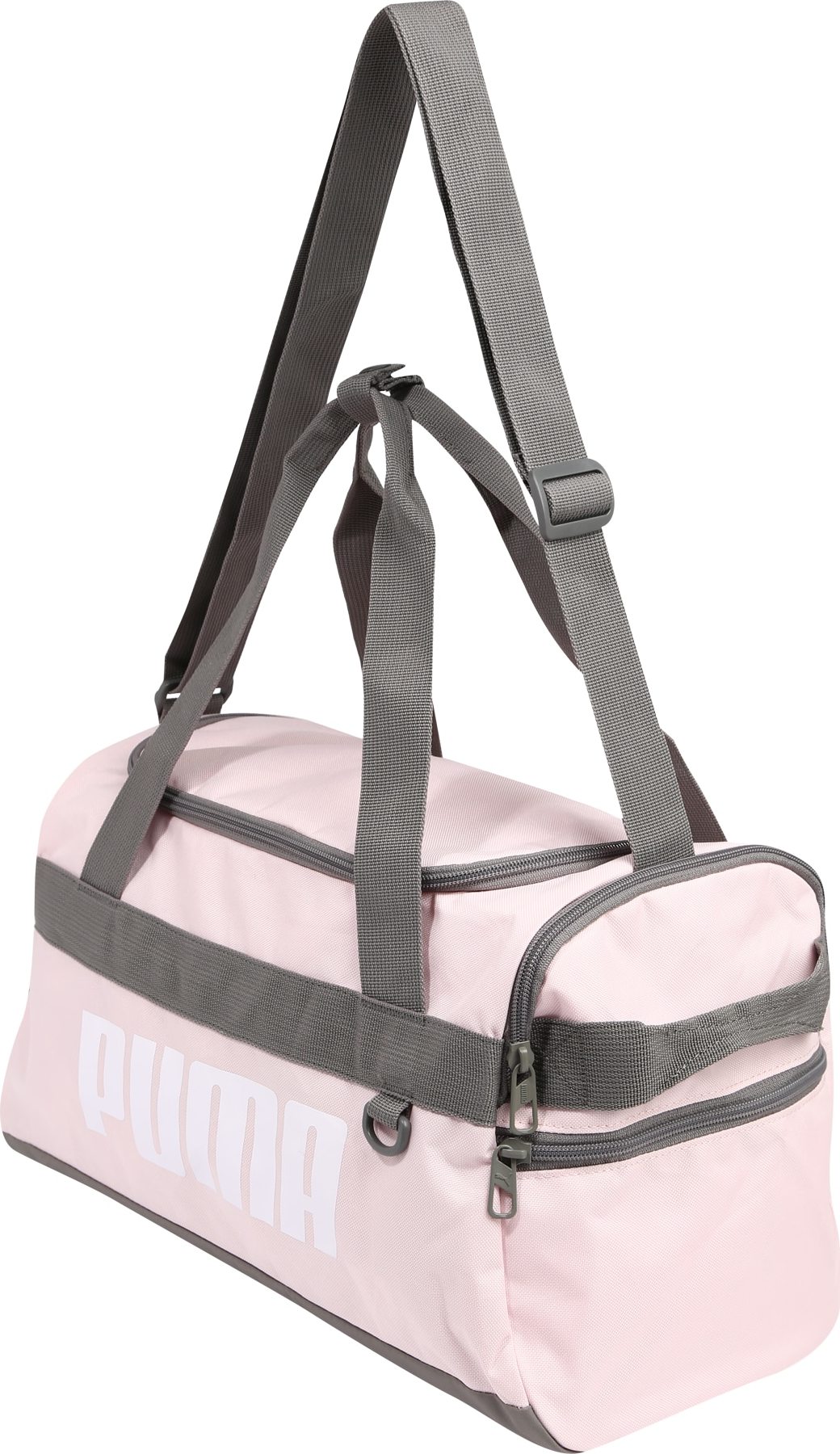PUMA Sportovní taška 'Challenger Duffel' růžová / šedá