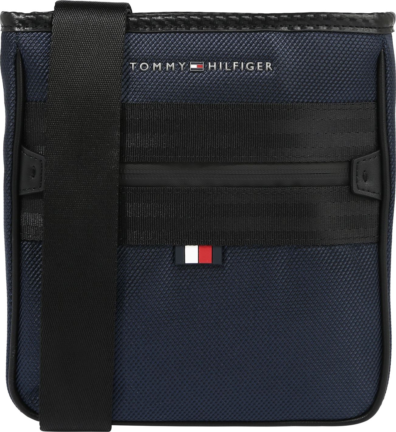 TOMMY HILFIGER Taška přes rameno tmavě modrá / červená / bílá / námořnická modř