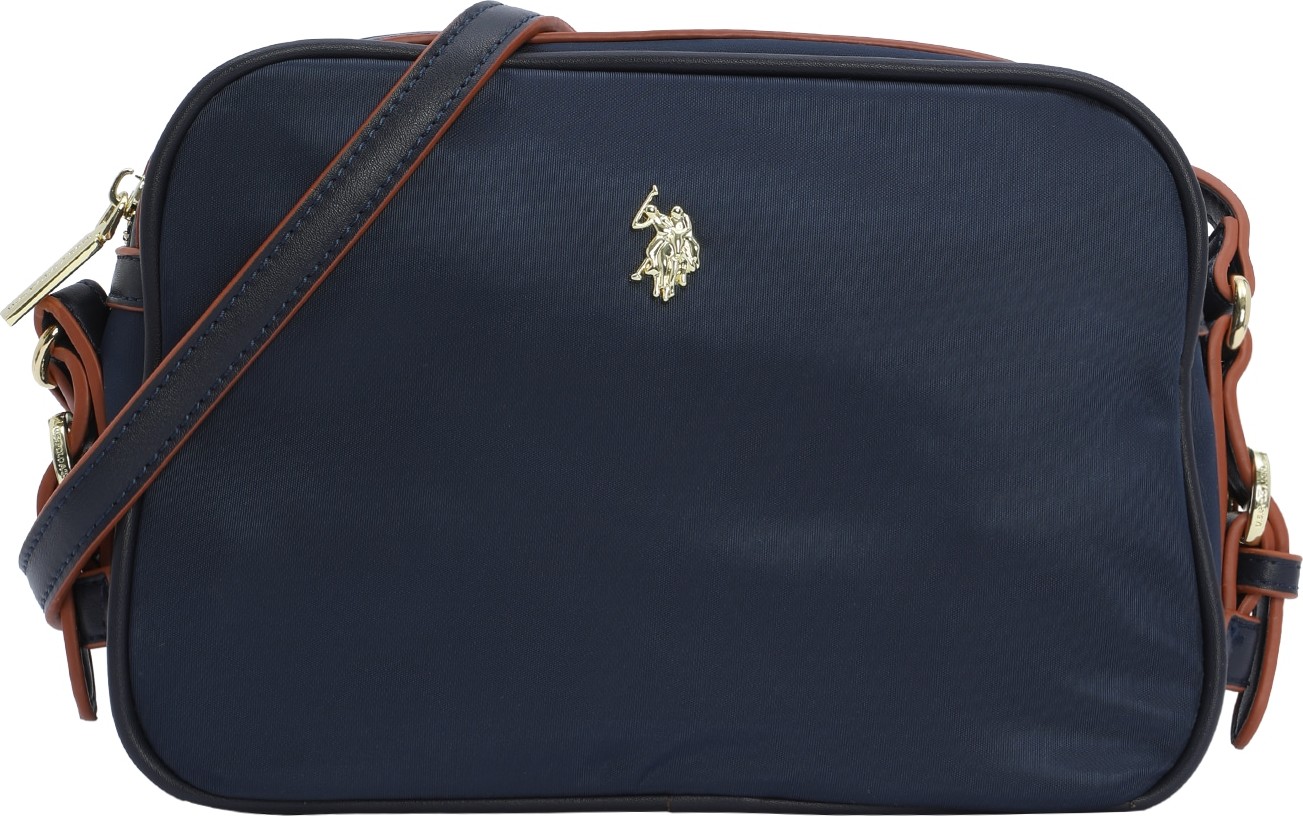 U.S. POLO ASSN. Taška přes rameno 'Houston' námořnická modř