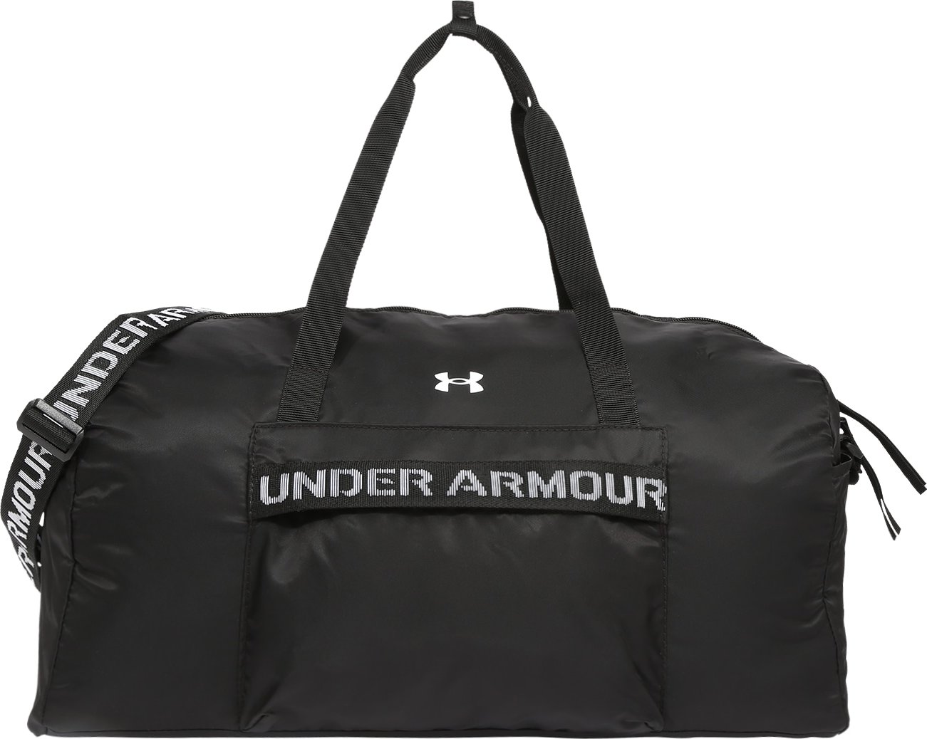 UNDER ARMOUR Sportovní taška černá / bílá