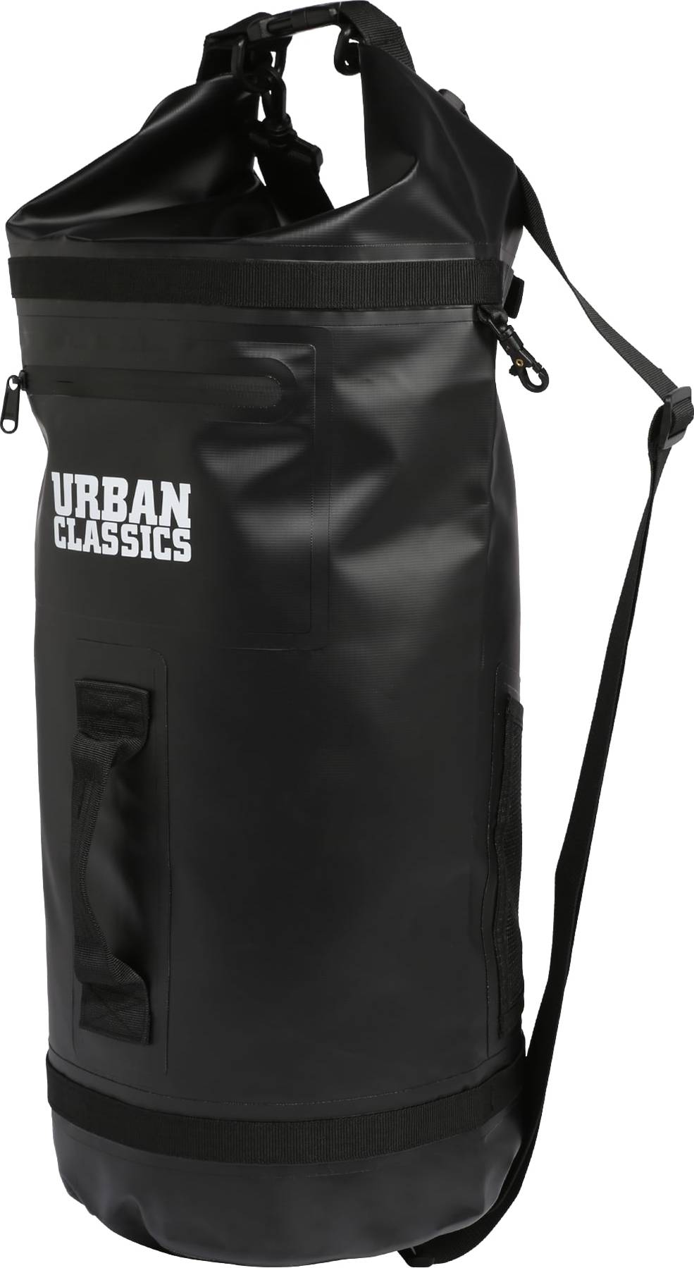 Urban Classics Batoh 'Adventure Dry Backpack' černá / bílá