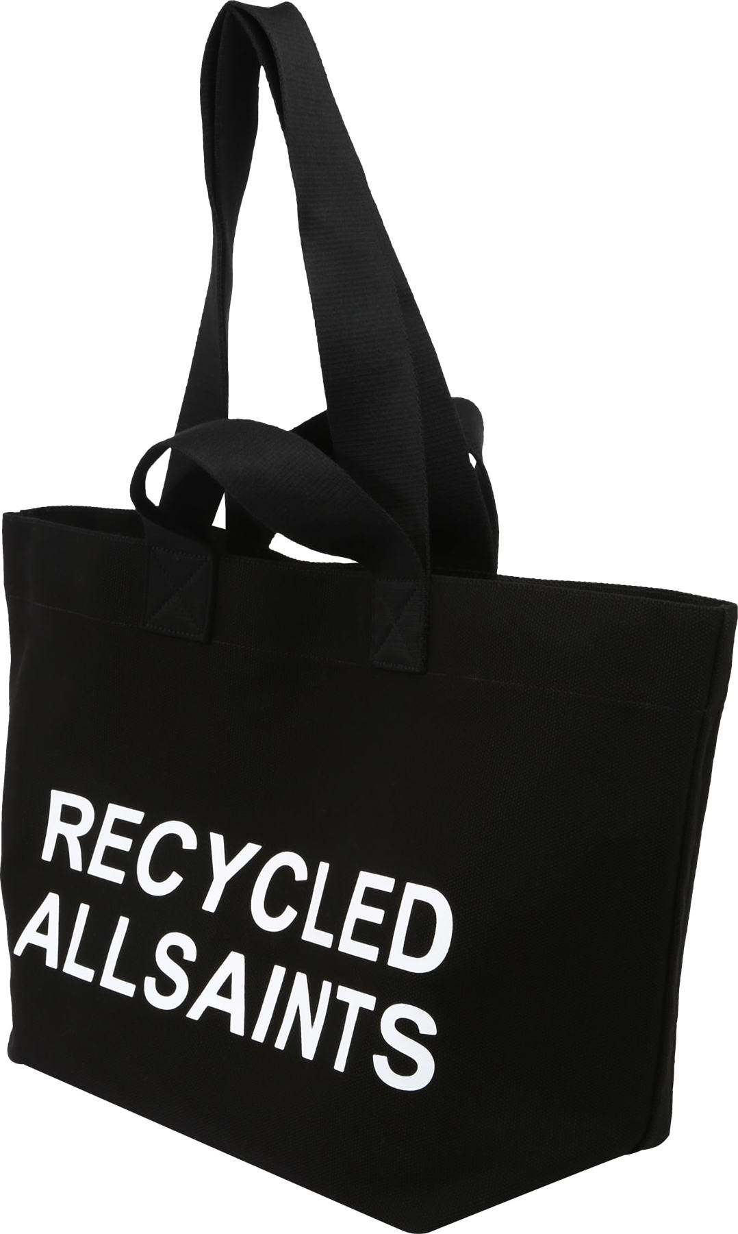 AllSaints Nákupní taška 'ACARI' černá / bílá