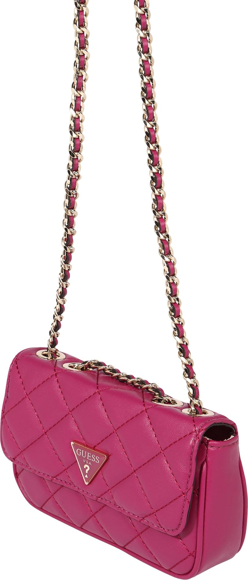 GUESS Taška přes rameno 'Cessily' pink / zlatá