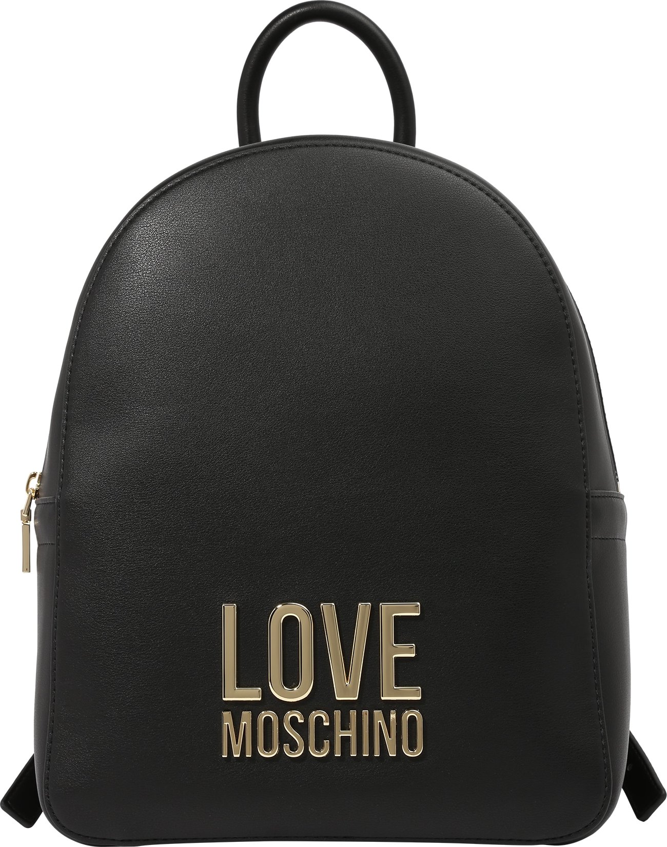 Love Moschino Batoh 'Lettering' černá / zlatá
