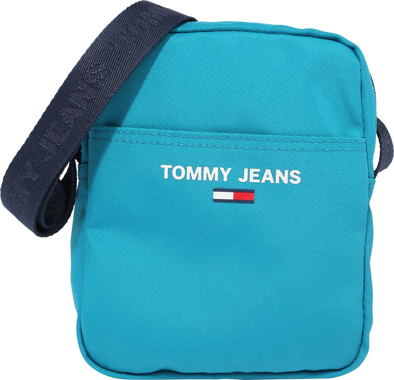 Tommy Jeans Taška přes rameno petrolejová / červená / bílá / marine modrá