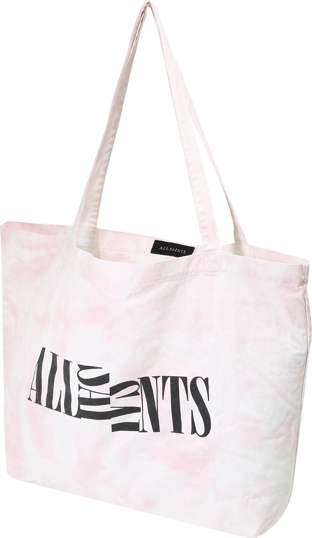 AllSaints Nákupní taška bílá / šedá / světle růžová