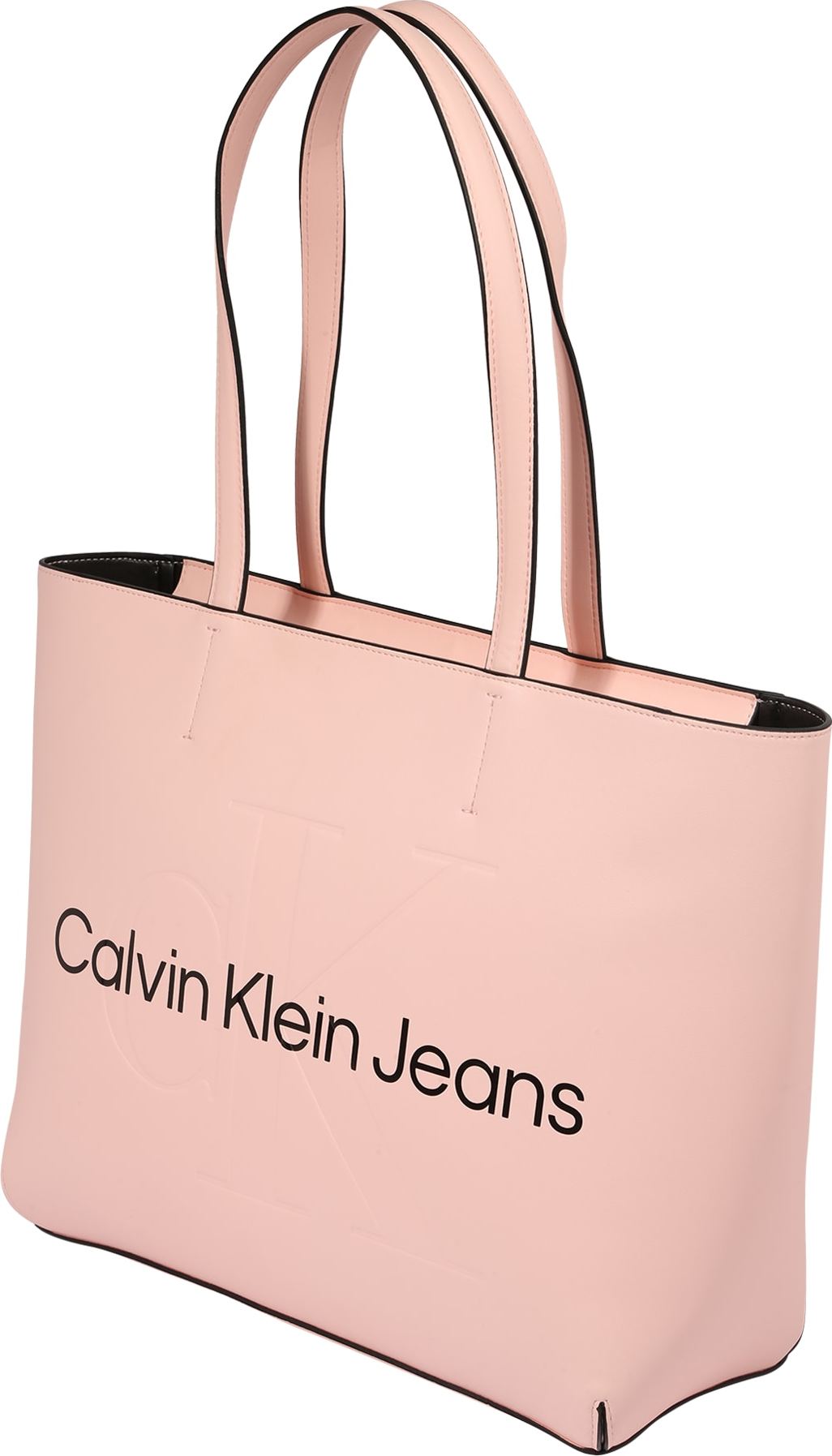 Calvin Klein Jeans Nákupní taška růžová / černá