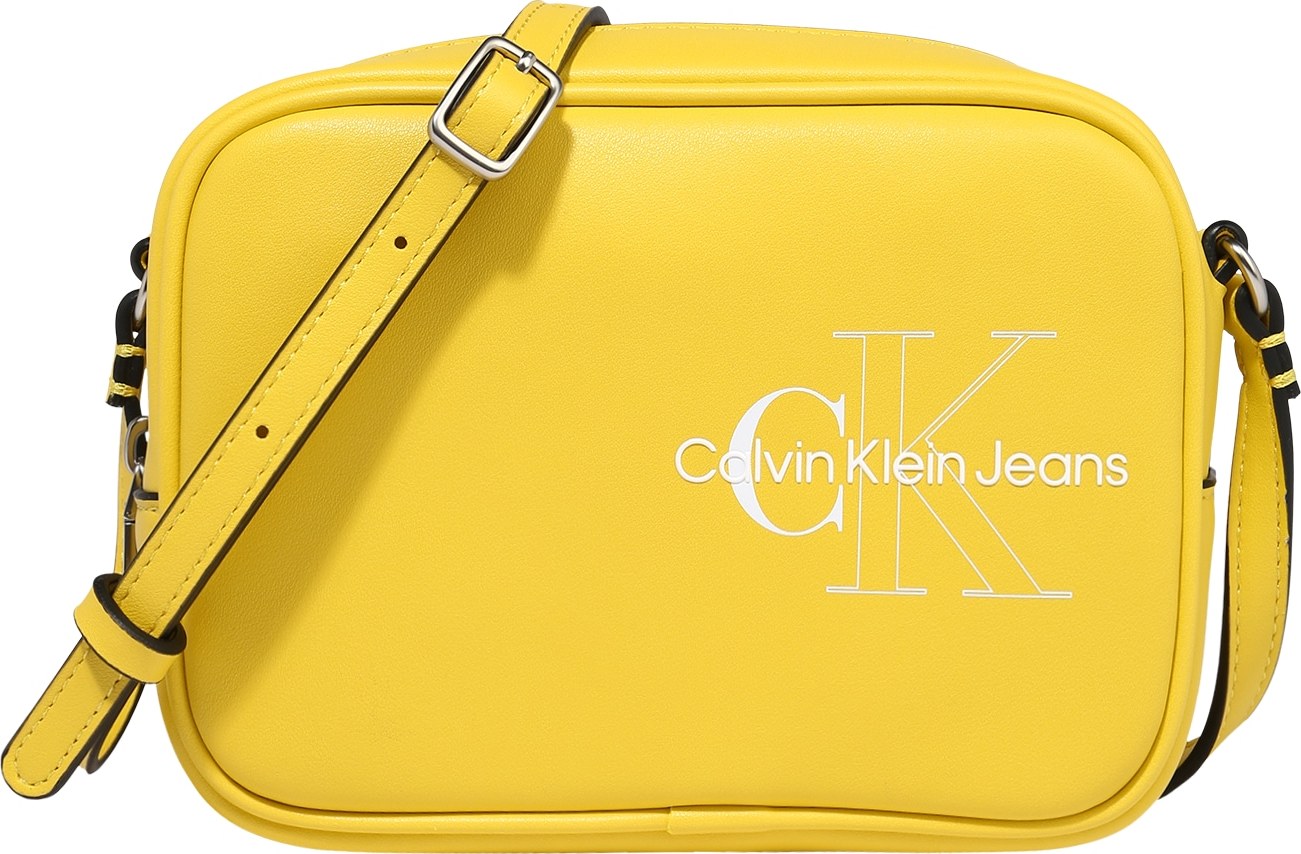 Calvin Klein Jeans Taška přes rameno žlutá / bílá / černá