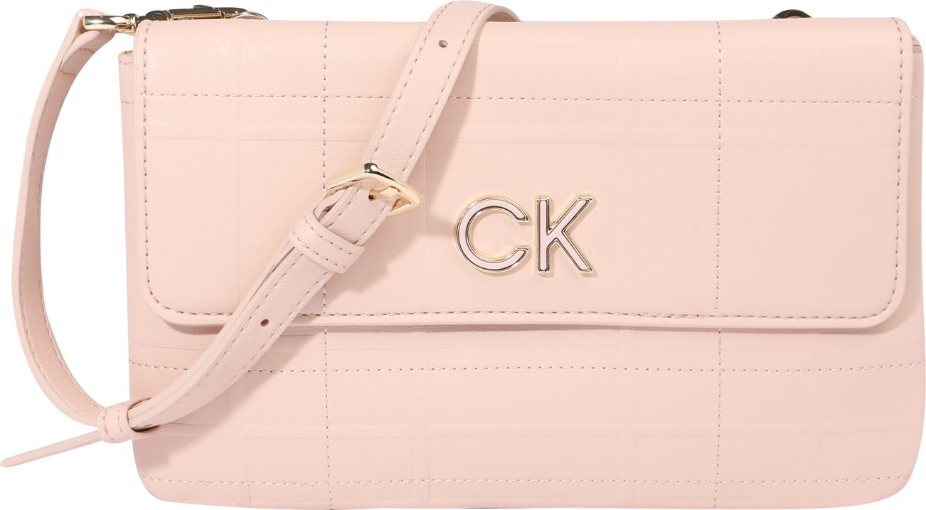 Calvin Klein Taška přes rameno růžová / růžově zlatá