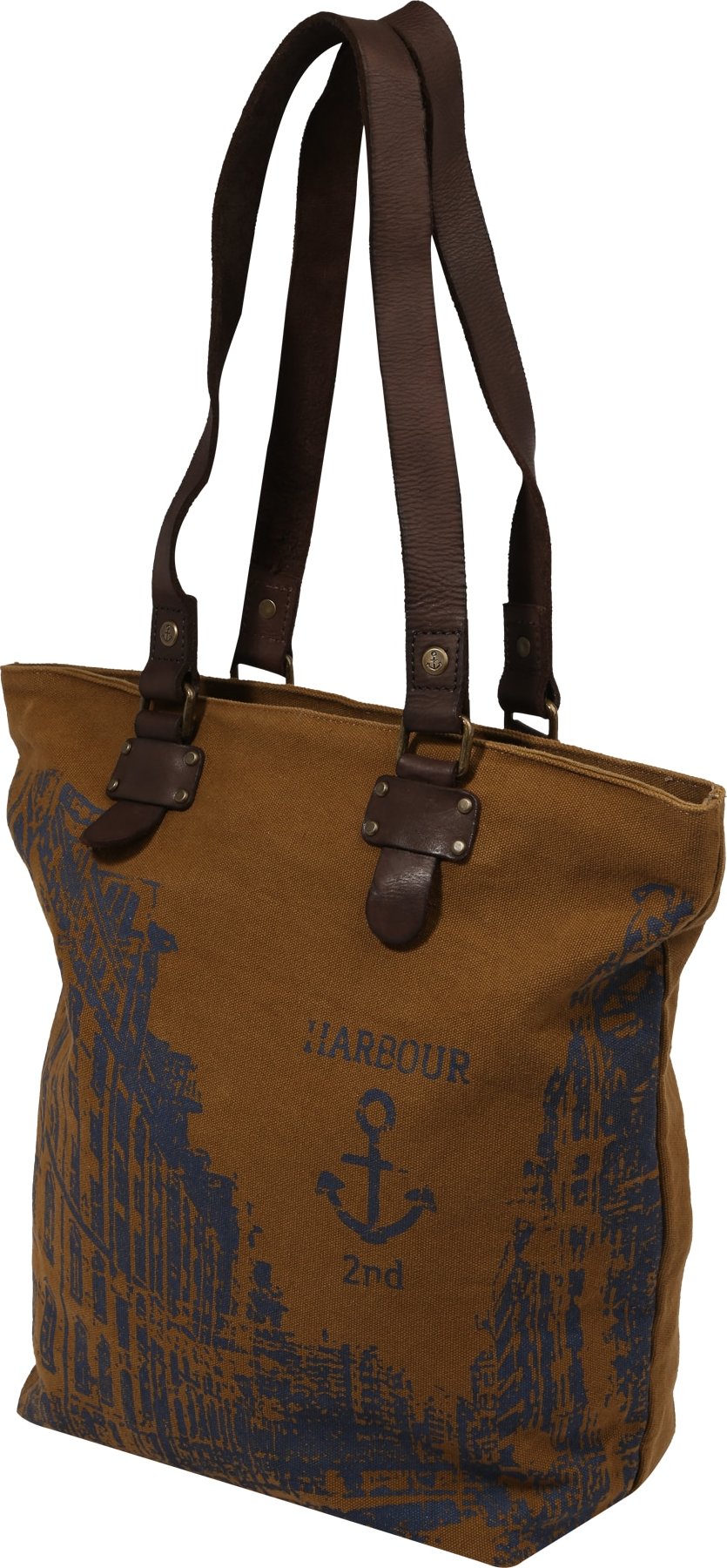 Harbour 2nd Nákupní taška 'Pauli' námořnická modř / okrová