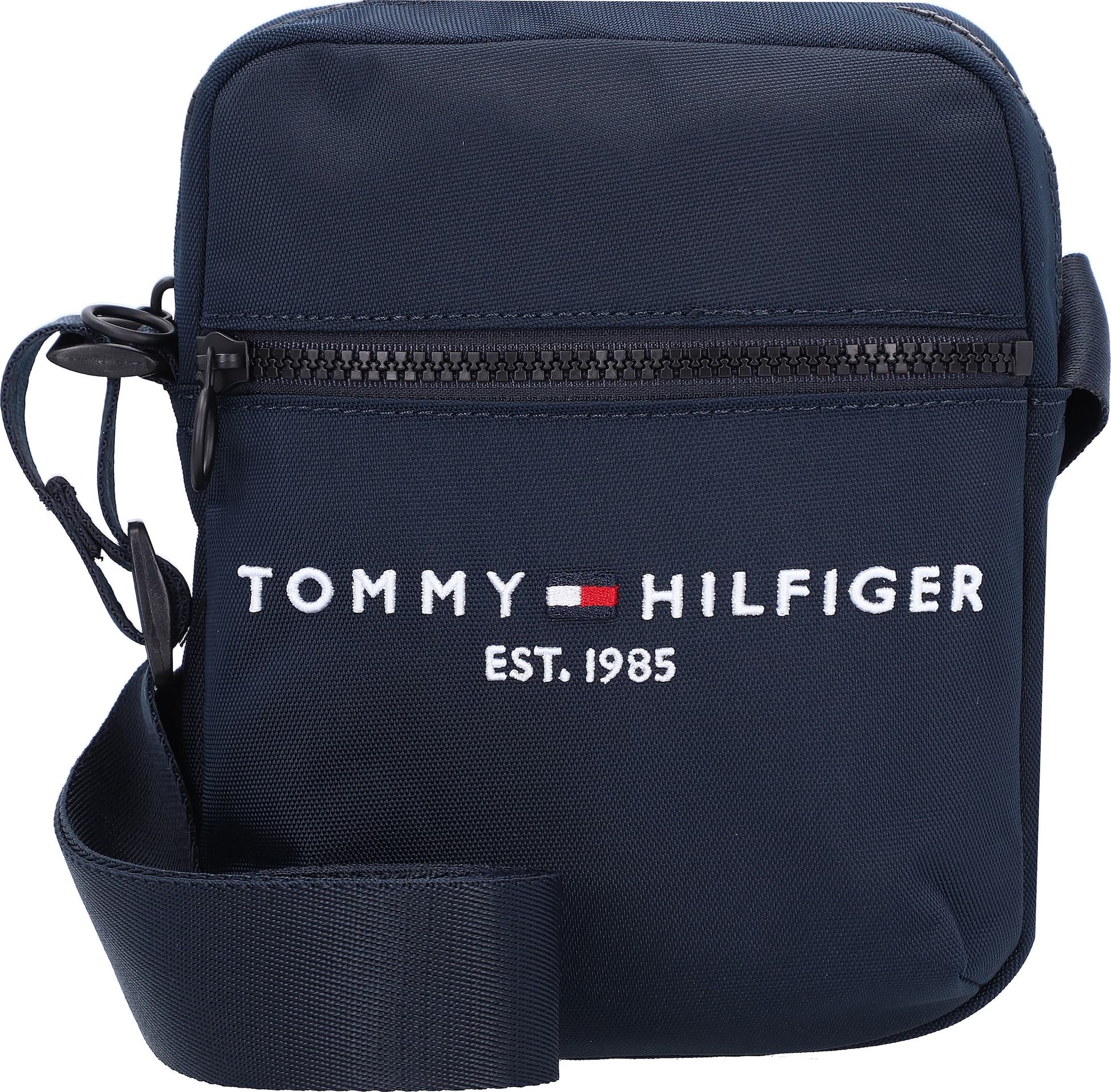 TOMMY HILFIGER Taška přes rameno noční modrá / bílá / červená