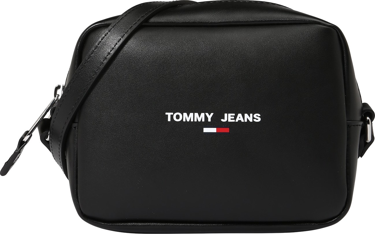 Tommy Jeans Taška přes rameno černá / bílá / červená / noční modrá