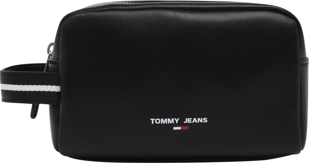 Tommy Jeans Toaletní taška černá / bílá / námořnická modř / ohnivá červená