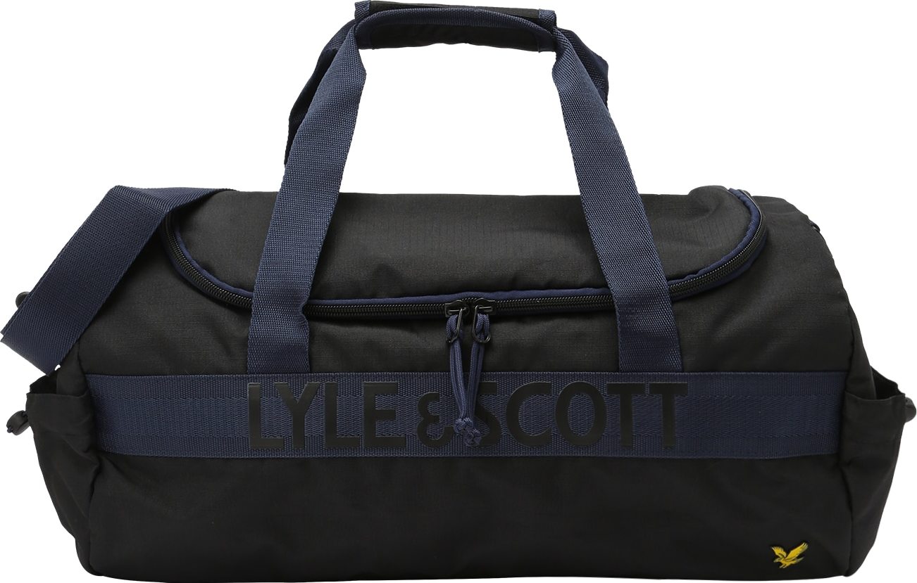 Lyle & Scott Cestovní taška černá / námořnická modř