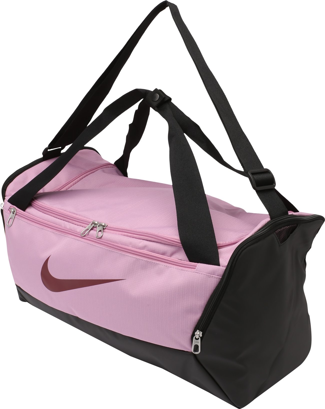 NIKE Sportovní taška černá / pink