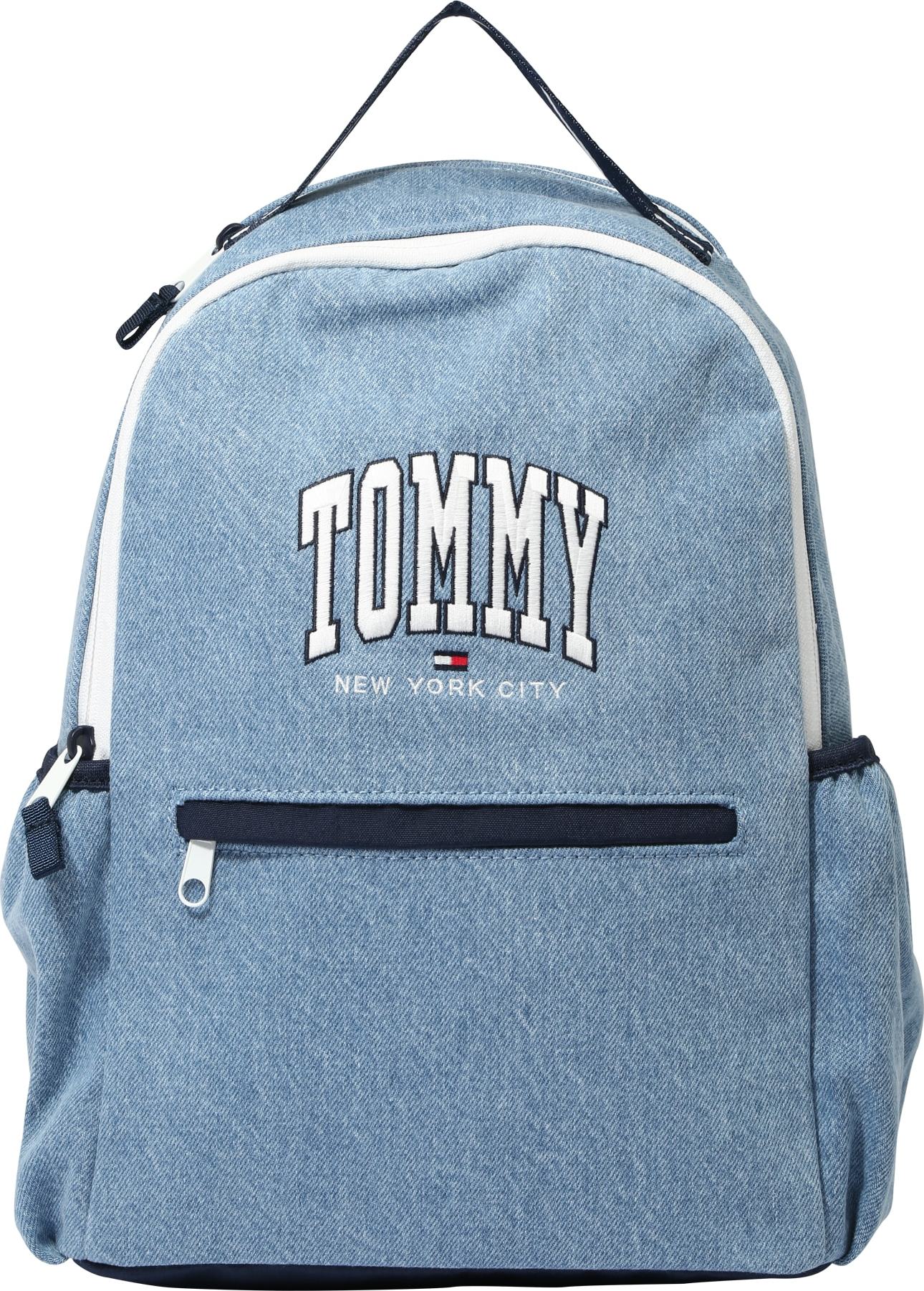 TOMMY HILFIGER Batoh modrá / bílá