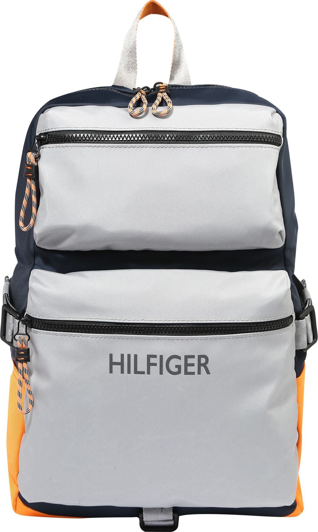 TOMMY HILFIGER Batoh tmavě modrá / oranžová / šedá