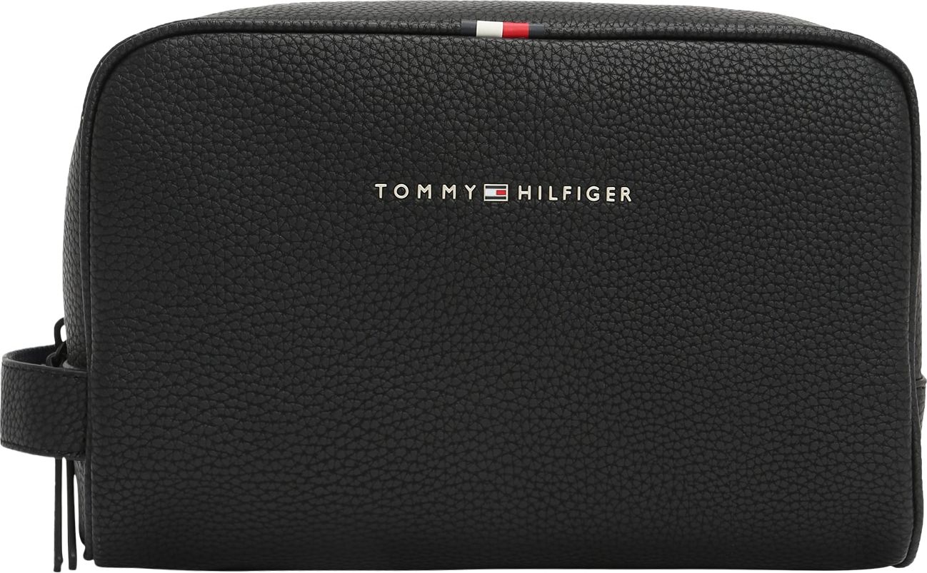 TOMMY HILFIGER Toaletní taška černá / červená / bílá / marine modrá