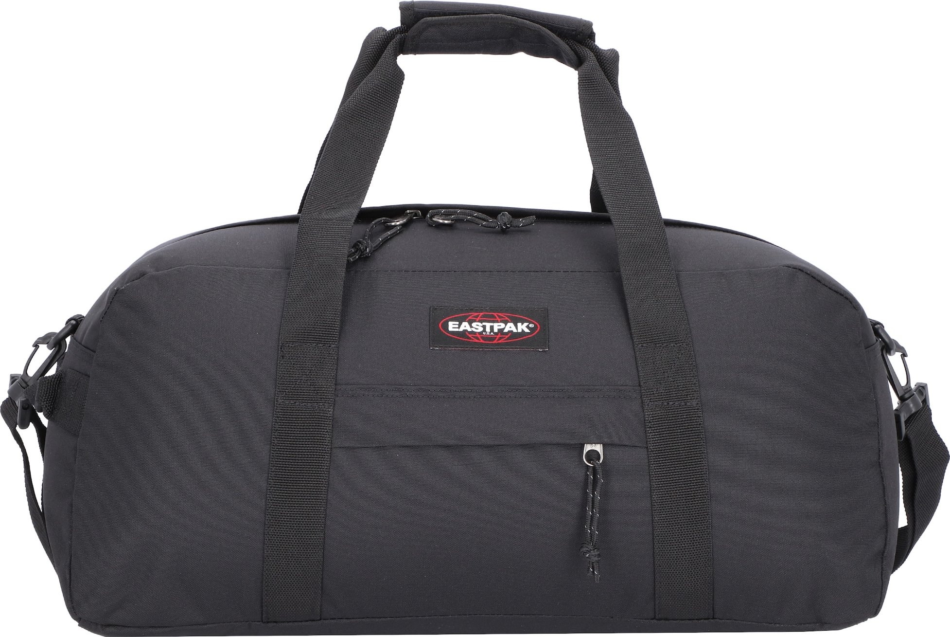 EASTPAK Cestovní taška černá / bílá / červená / námořnická modř