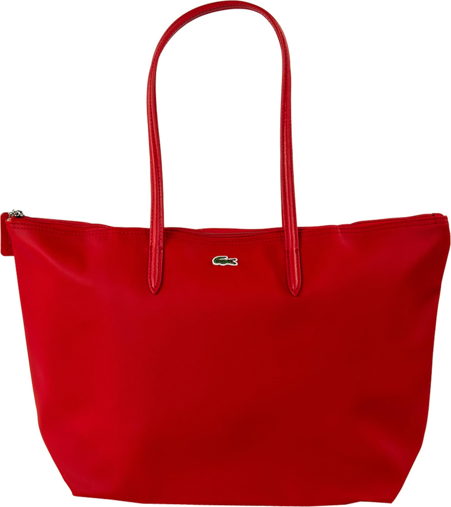 LACOSTE Nákupní taška 'Sac Femme' červená / zelená / bílá