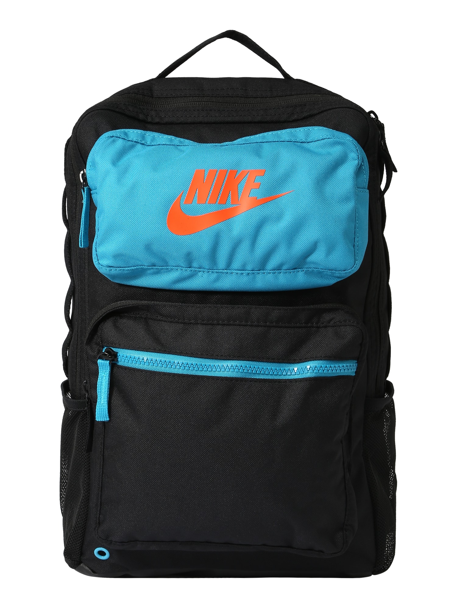 Nike Sportswear Batoh černá / tyrkysová / oranžová